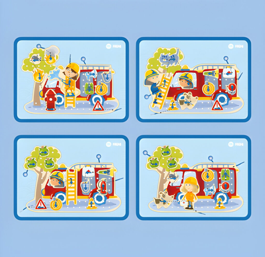 Wooden Magnetic Fishing Toy for Kids – Ocean-Themed Early Learning Playset